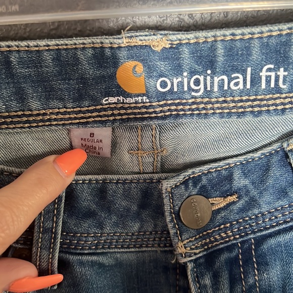 Women’s carhartt origami fir jeans boot cut 8 - Picture 4 of 4